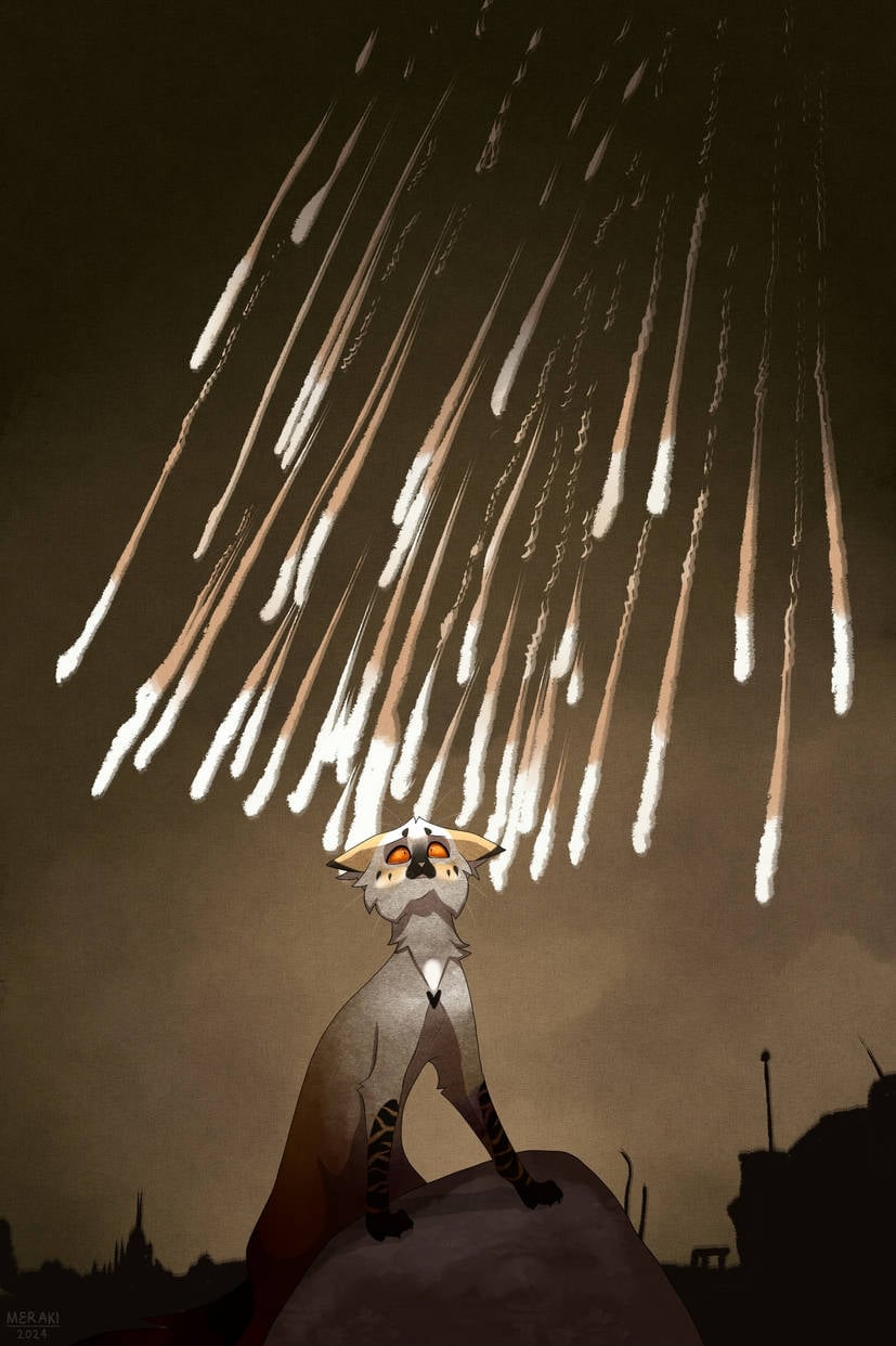 Oh, this starfall of the underworld...